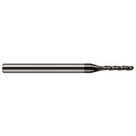 Harvey Tool Miniature End Mill - Ball - Long Flute, 0.0930" (3/32) 32293-C4